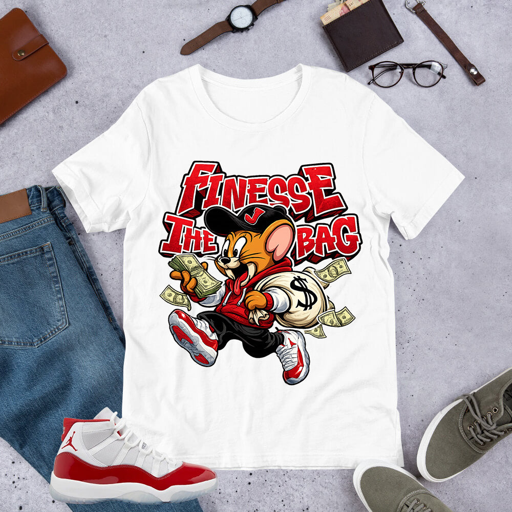 Finesse The Bag Shirt - Matching Air Jordan 11 Retro 'Cherry'