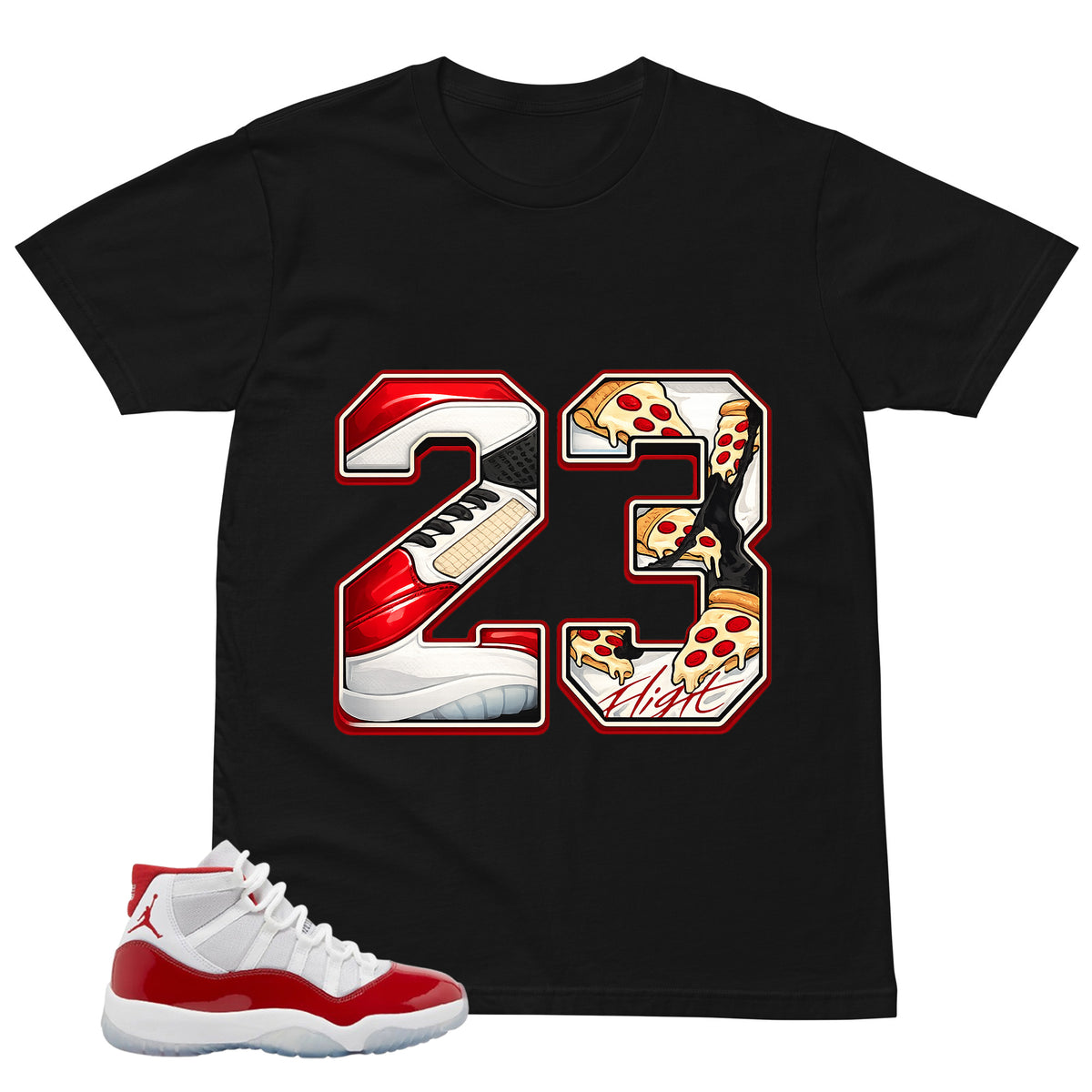 Number 23 Legend MJ Shirt - Matching Air Jordan 11 Retro 'Cherry'