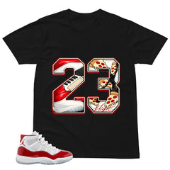 Number 23 Legend MJ Shirt - Matching Air Jordan 11 Retro 'Cherry'