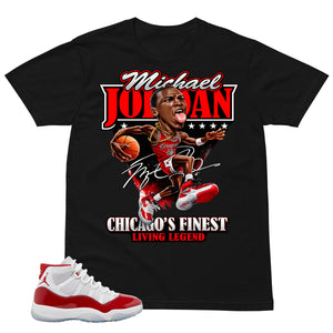 MJ Living Legend Shirt - Matching Air Jordan 11 Retro 'Cherry'
