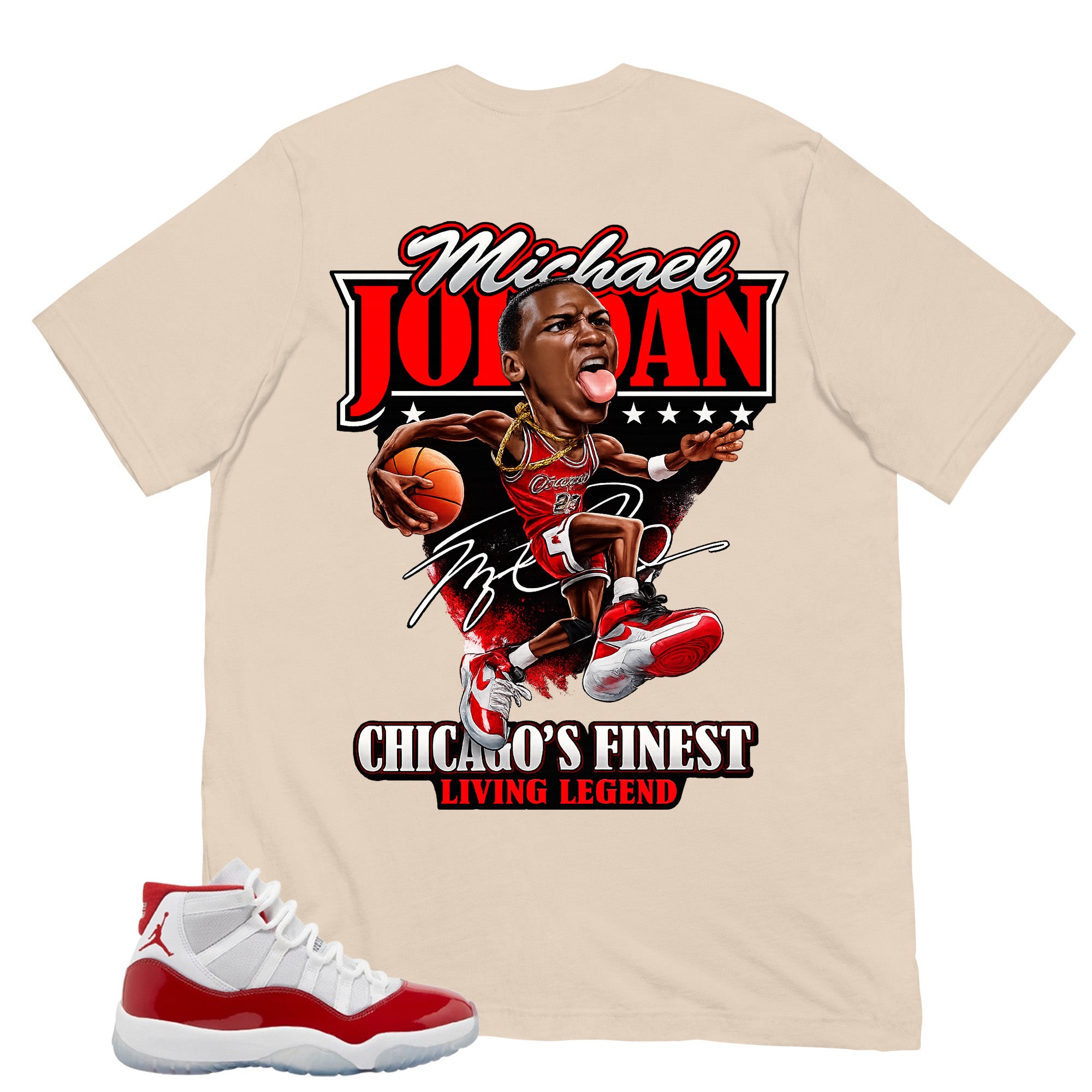 MJ Living Legend Shirt - Matching Air Jordan 11 Retro 'Cherry'