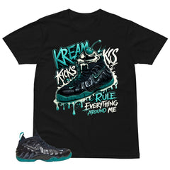 Kream Kicks Shirt - Matching Air Foamposite Pro 'Aqua'