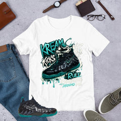 Kream Kicks Shirt - Matching Air Foamposite Pro 'Aqua'