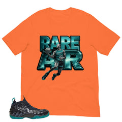 Rare Air MJ Shirt to Matching Foams Pro Aqua