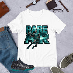 Rare Air MJ Shirt to Matching Foams Pro Aqua