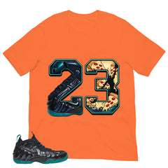 23 Legend MJ Shirt to Matching Foams Pro Aqua