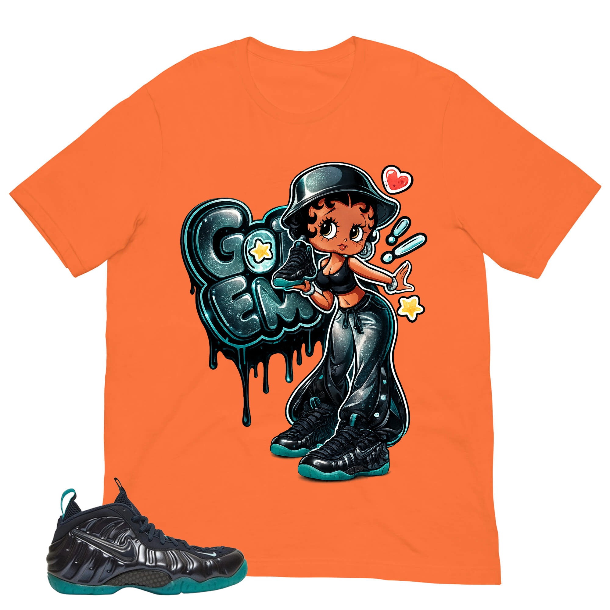 Got 'Em Lady Shirt to Matching Foams Pro Aqua