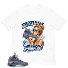 Graphic Tee Kiss My Airs Shirt - to Matching 5s Wolf Grey