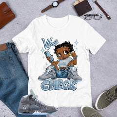 Graphic Tee Vibe Check Shirt - Matching Air Jordan 5 Retro 'Wolf Grey' 2026