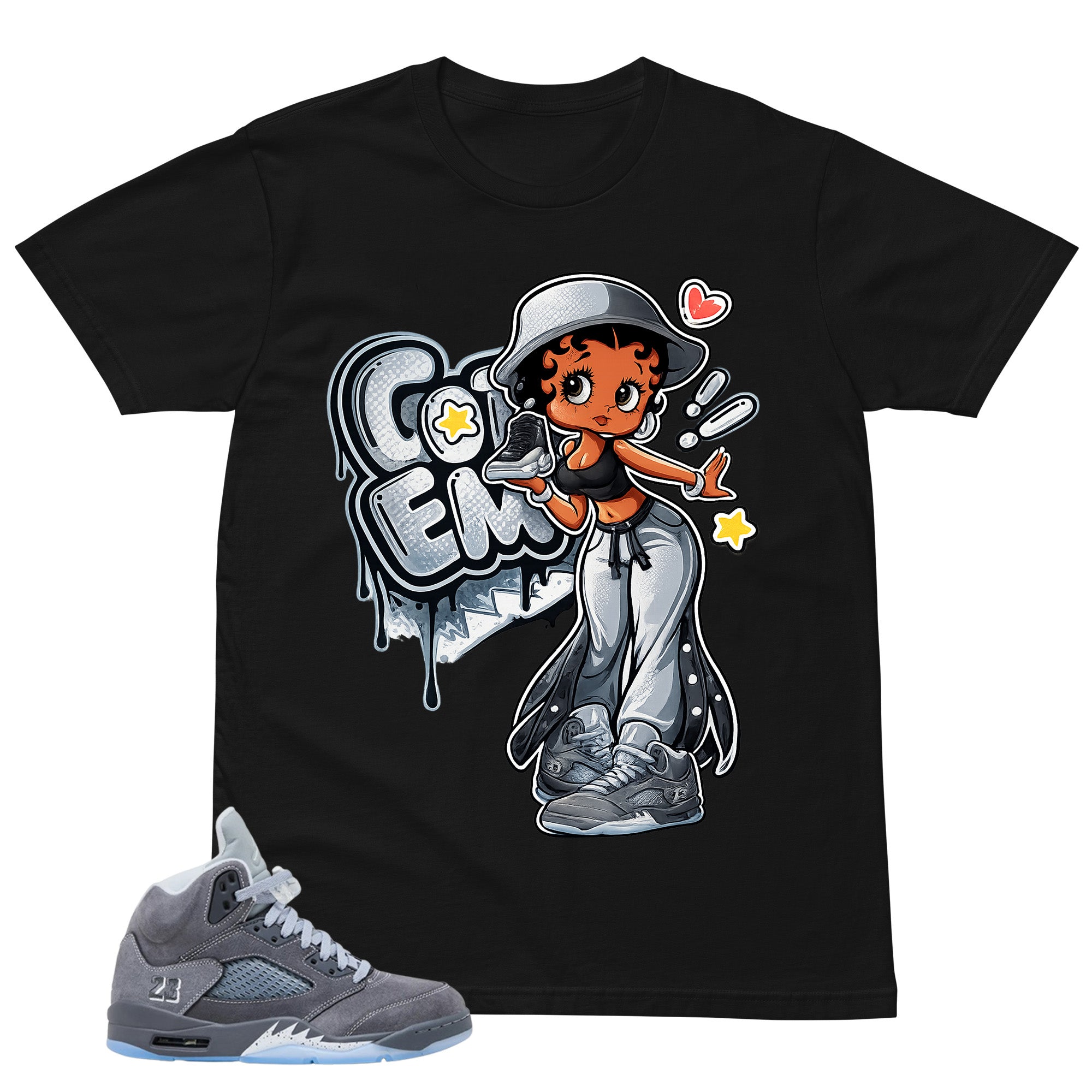 Graphic Tee Got 'Em Lady Shirt - Matching Air Jordan 5 Retro 'Wolf Grey' 2026