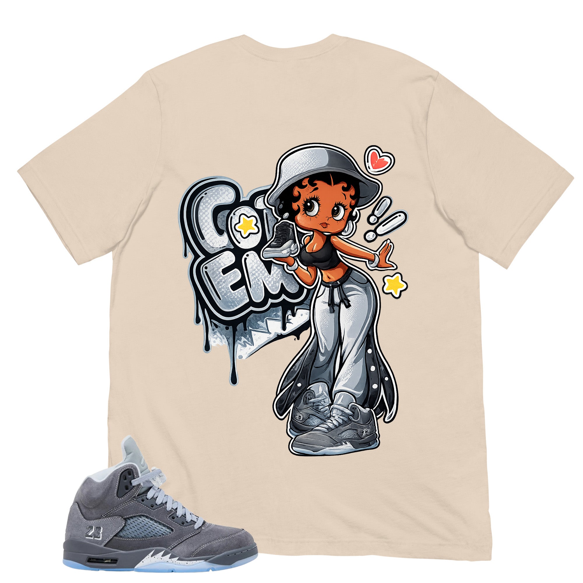 Graphic Tee Got 'Em Lady Shirt - Matching Air Jordan 5 Retro 'Wolf Grey' 2026