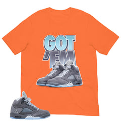 Graphic Tee Got 'Em Shirt - Matching Air Jordan 5 Retro 'Wolf Grey' 2026