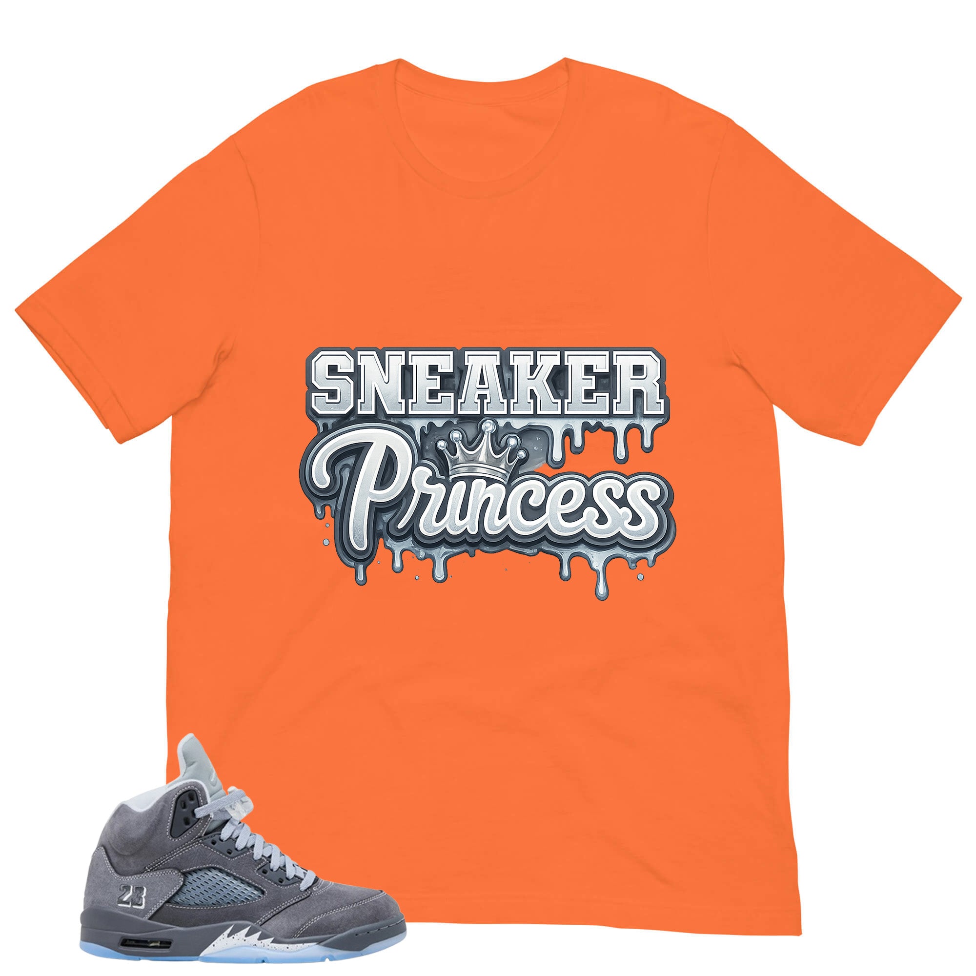 Sneaker Princess Shirt - Matching Air Jordan 5 Retro 'Wolf Grey' 2026