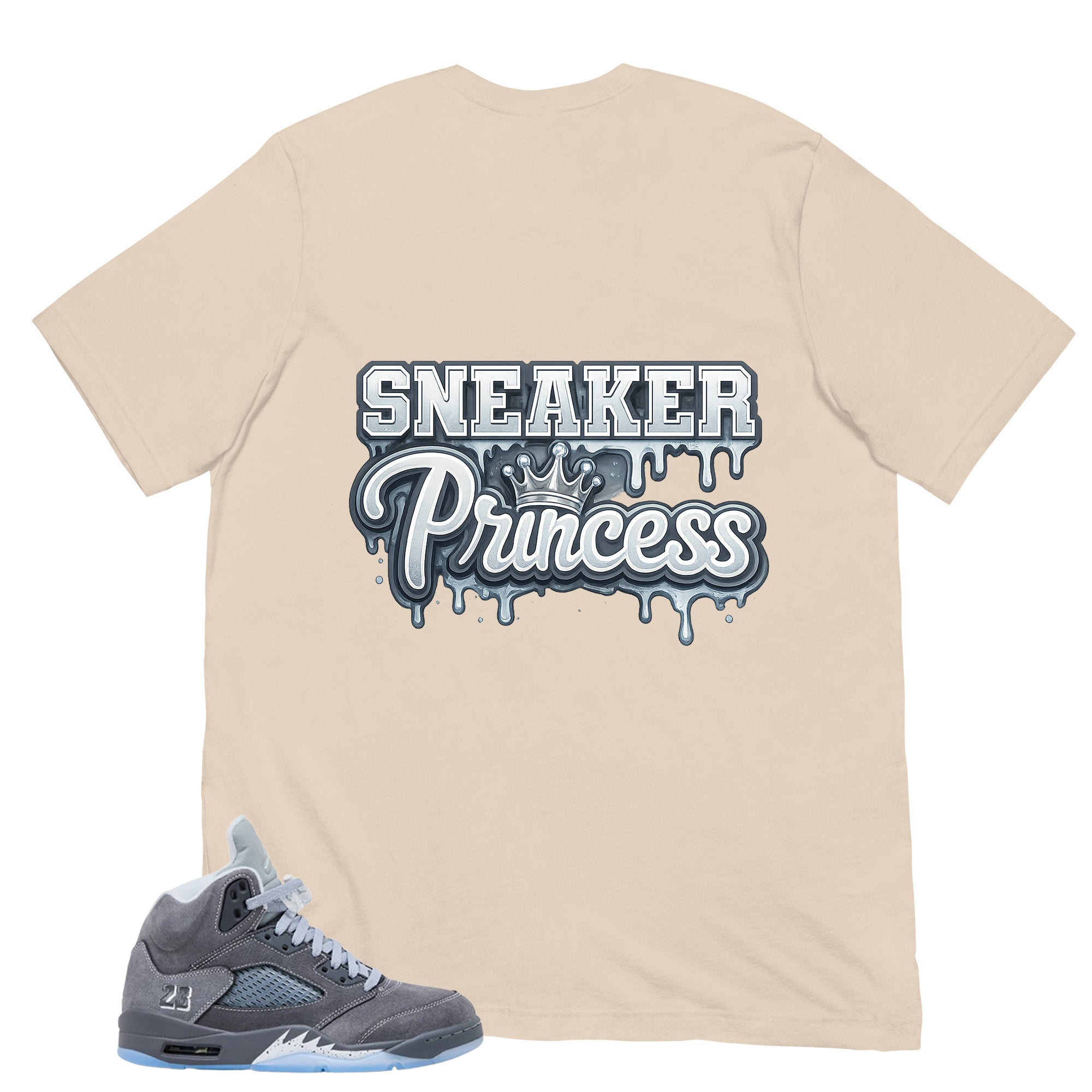 Sneaker Princess Shirt - Matching Air Jordan 5 Retro 'Wolf Grey' 2026