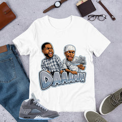 Daaamn Meme Shirt - Matching Air Jordan 5 Retro 'Wolf Grey' 2026