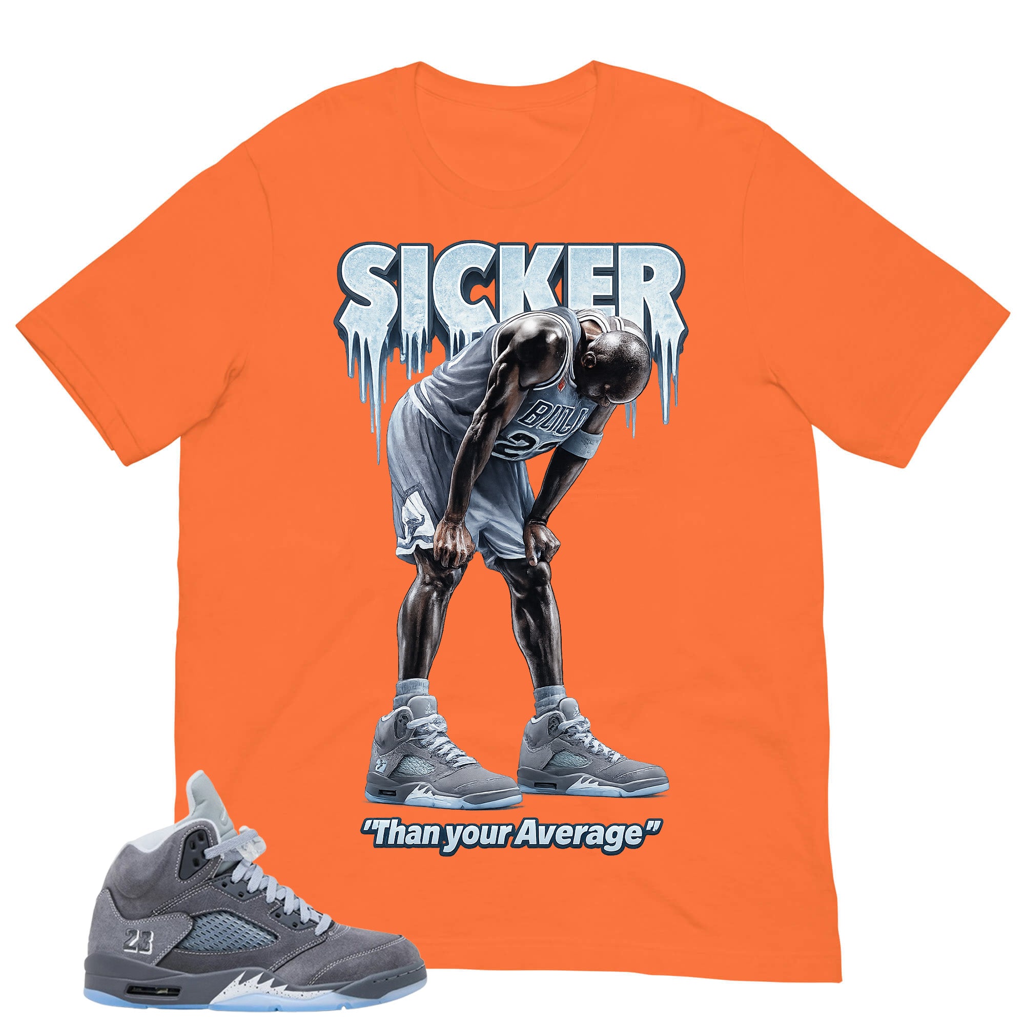 Sicker Shirt - Matching Air Jordan 5 Retro 'Wolf Grey' 2026