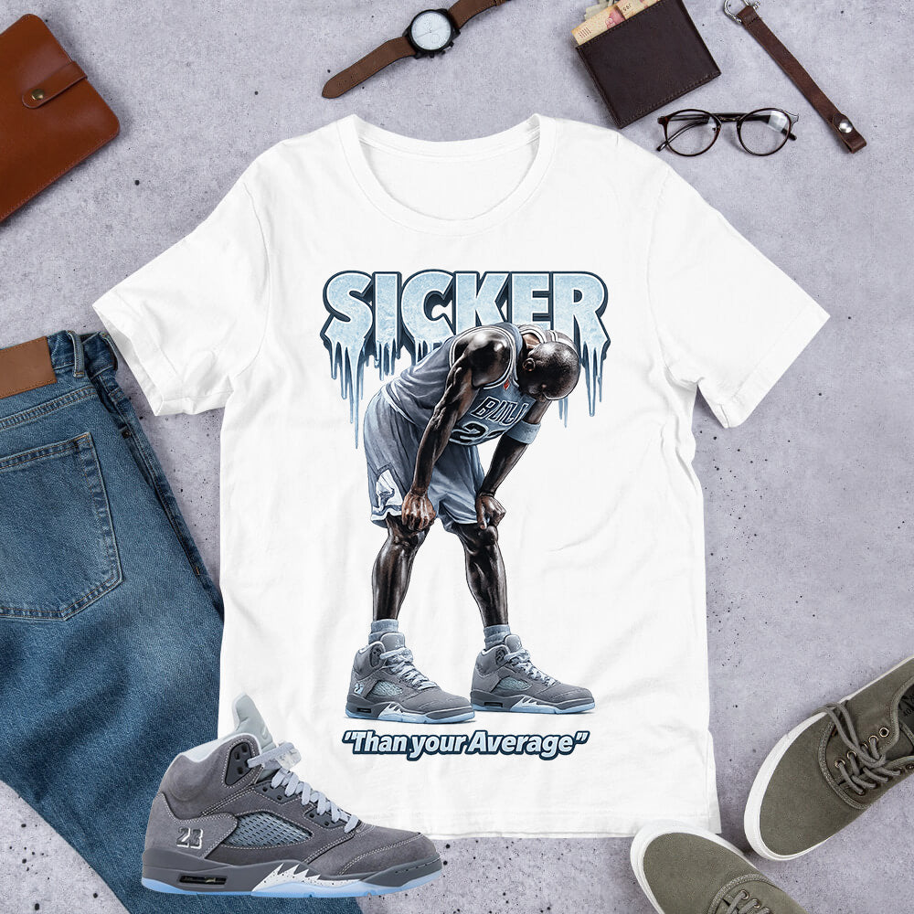 Sicker Shirt - Matching Air Jordan 5 Retro 'Wolf Grey' 2026