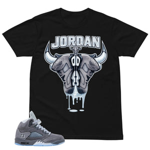 23 Bull Legend Shirt - Matching Air Jordan 5 Retro 'Wolf Grey' 2026