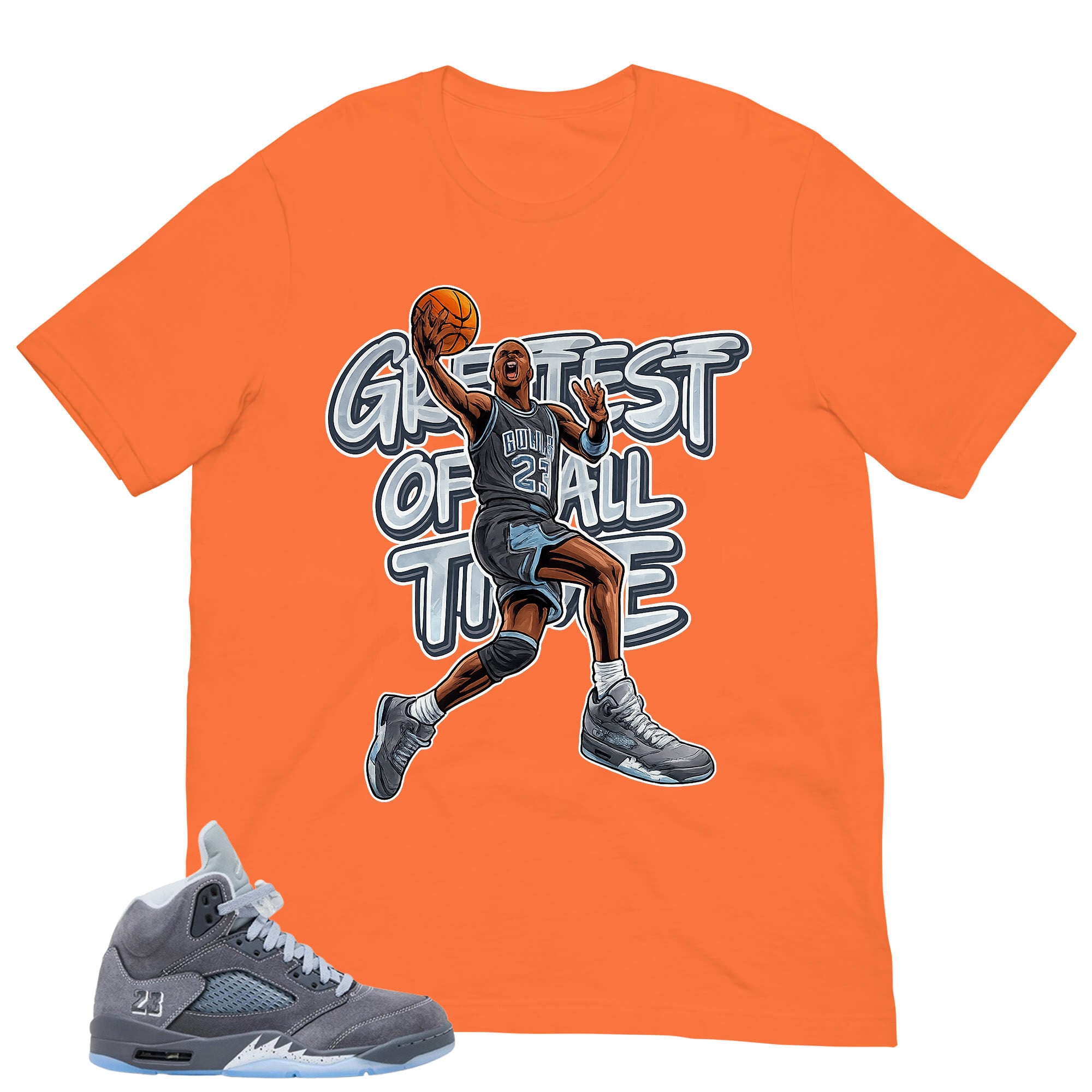 Goat Shirt - Matching Air Jordan 5 Retro 'Wolf Grey' 2026