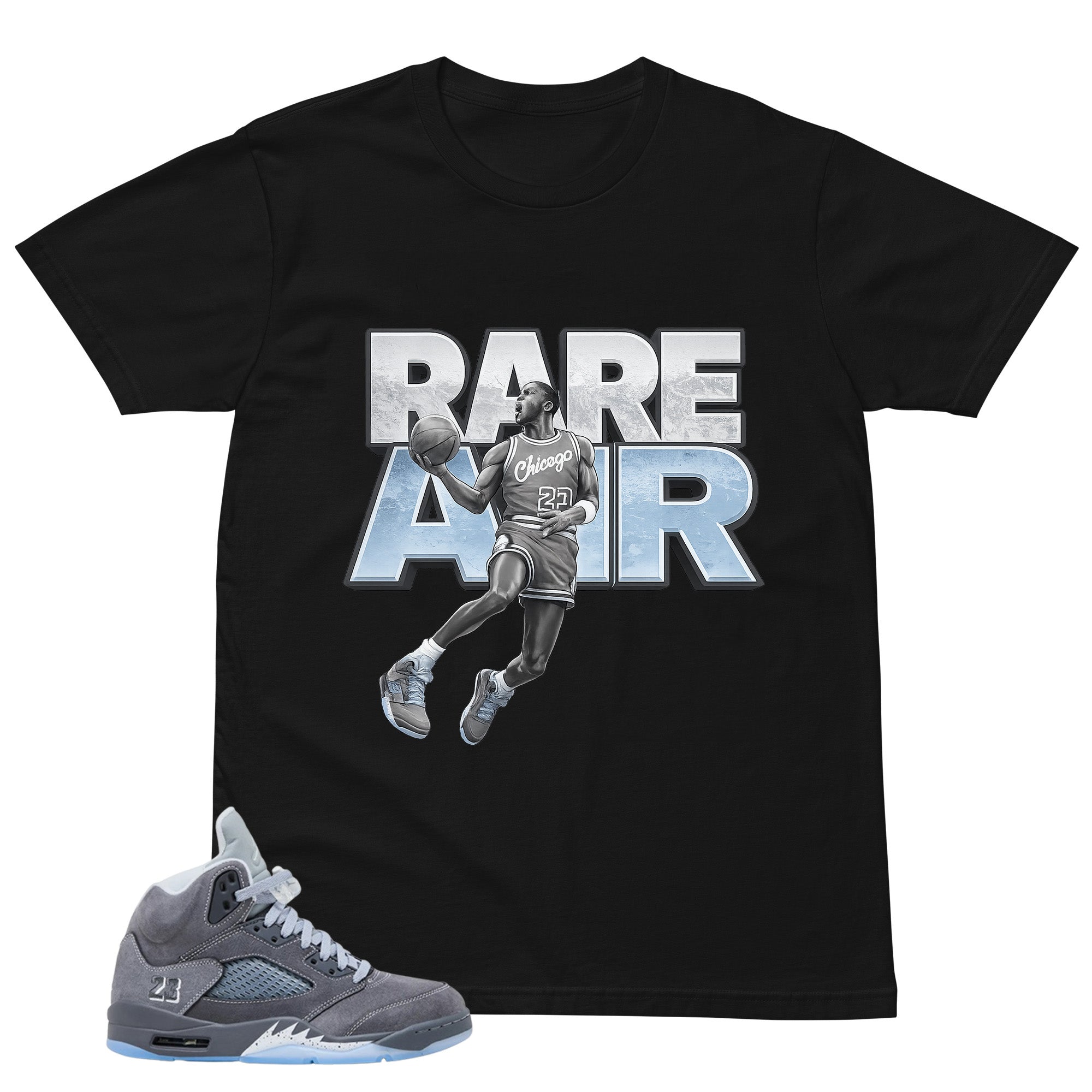Rare Air Shirt - Matching Air Jordan 5 Retro 'Wolf Grey' 2026