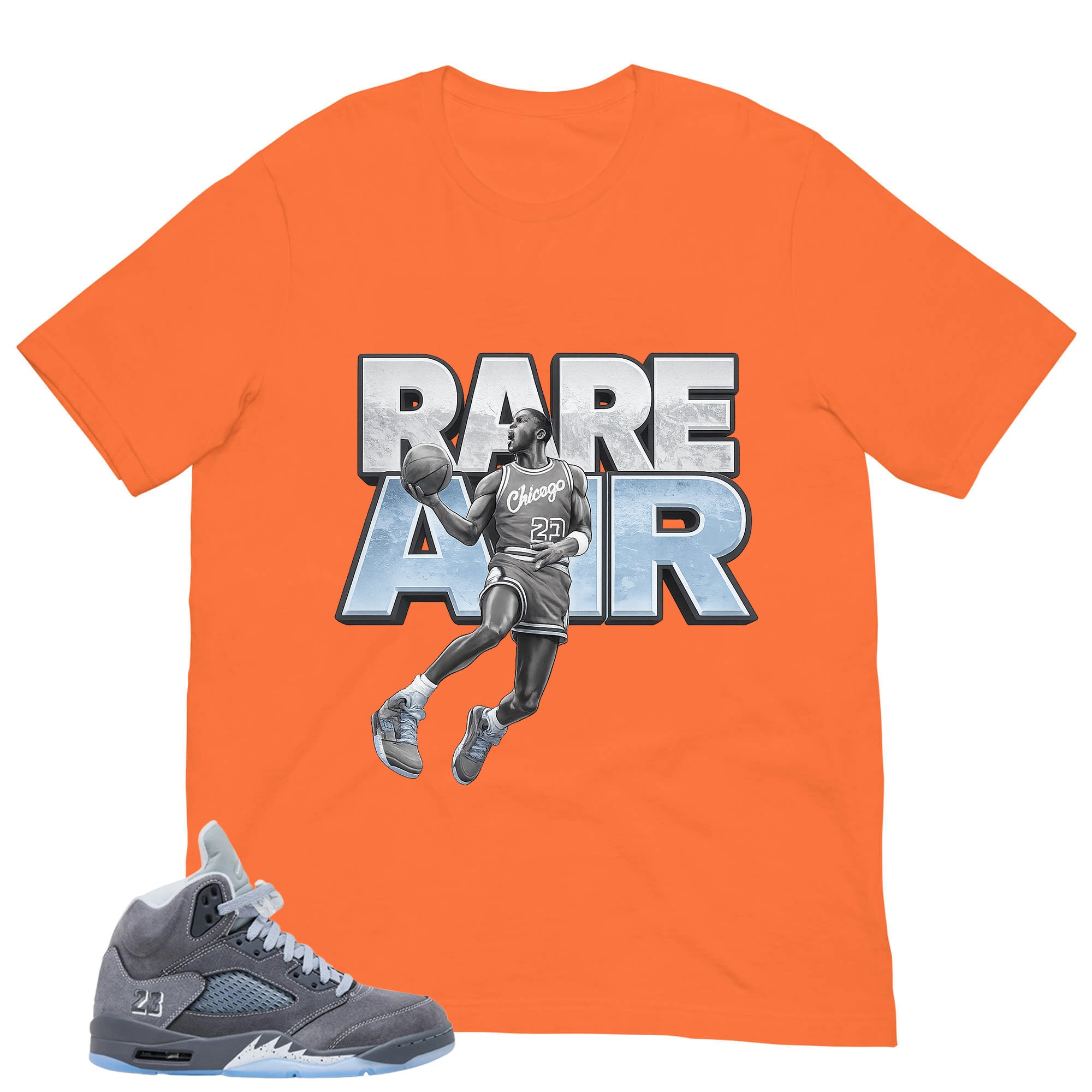 Rare Air Shirt - Matching Air Jordan 5 Retro 'Wolf Grey' 2026