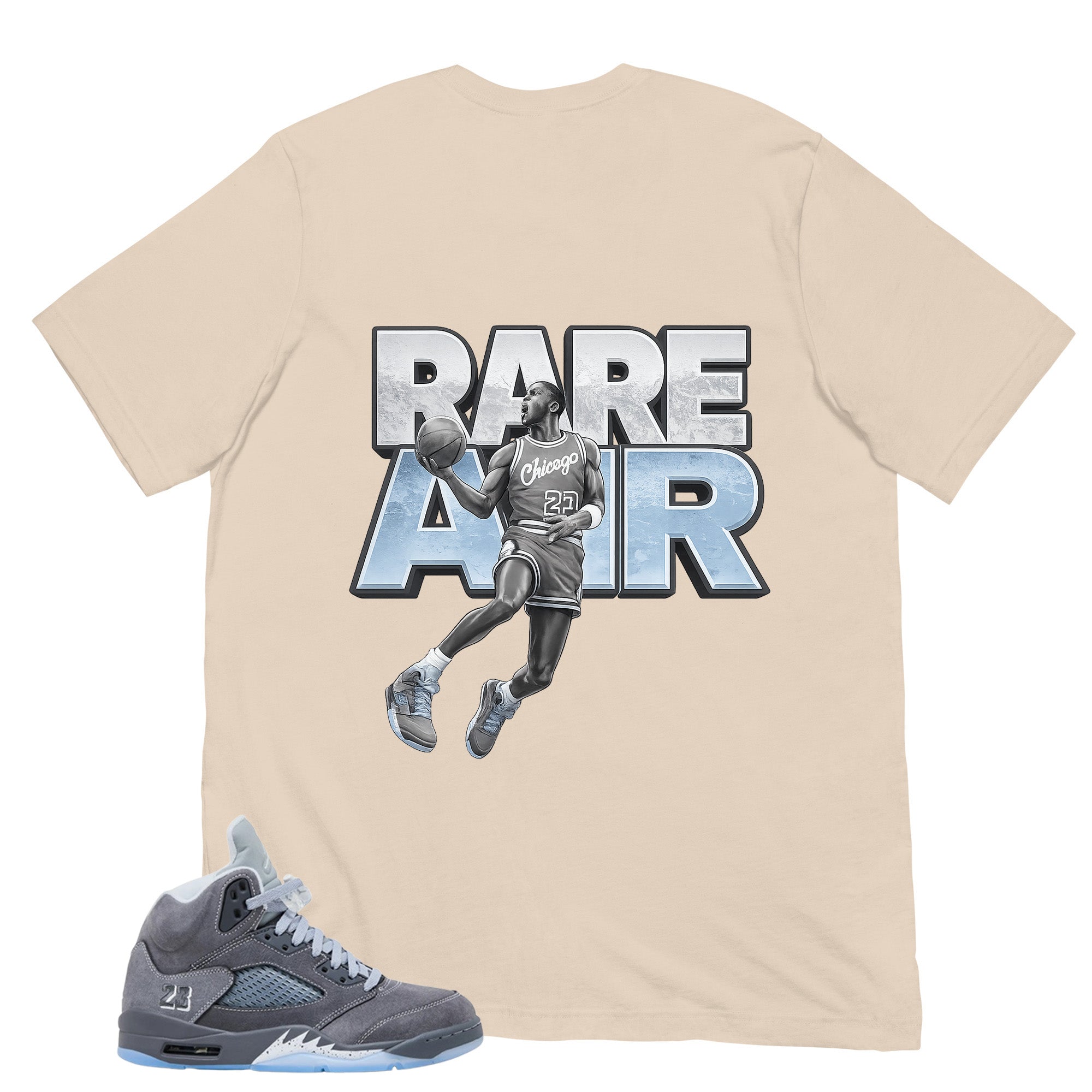 Rare Air Shirt - Matching Air Jordan 5 Retro 'Wolf Grey' 2026