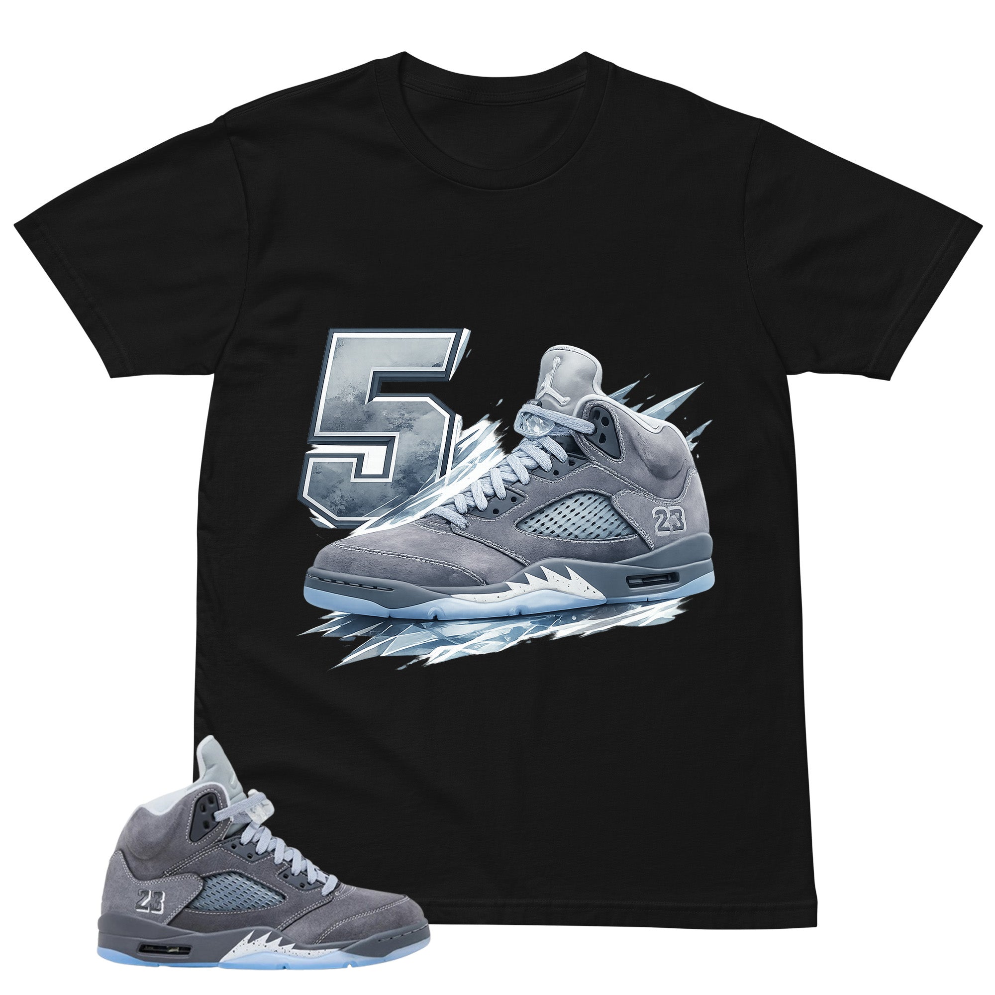5's Sneaker Shirt - Matching Air Jordan 5 Retro 'Wolf Grey' 2026