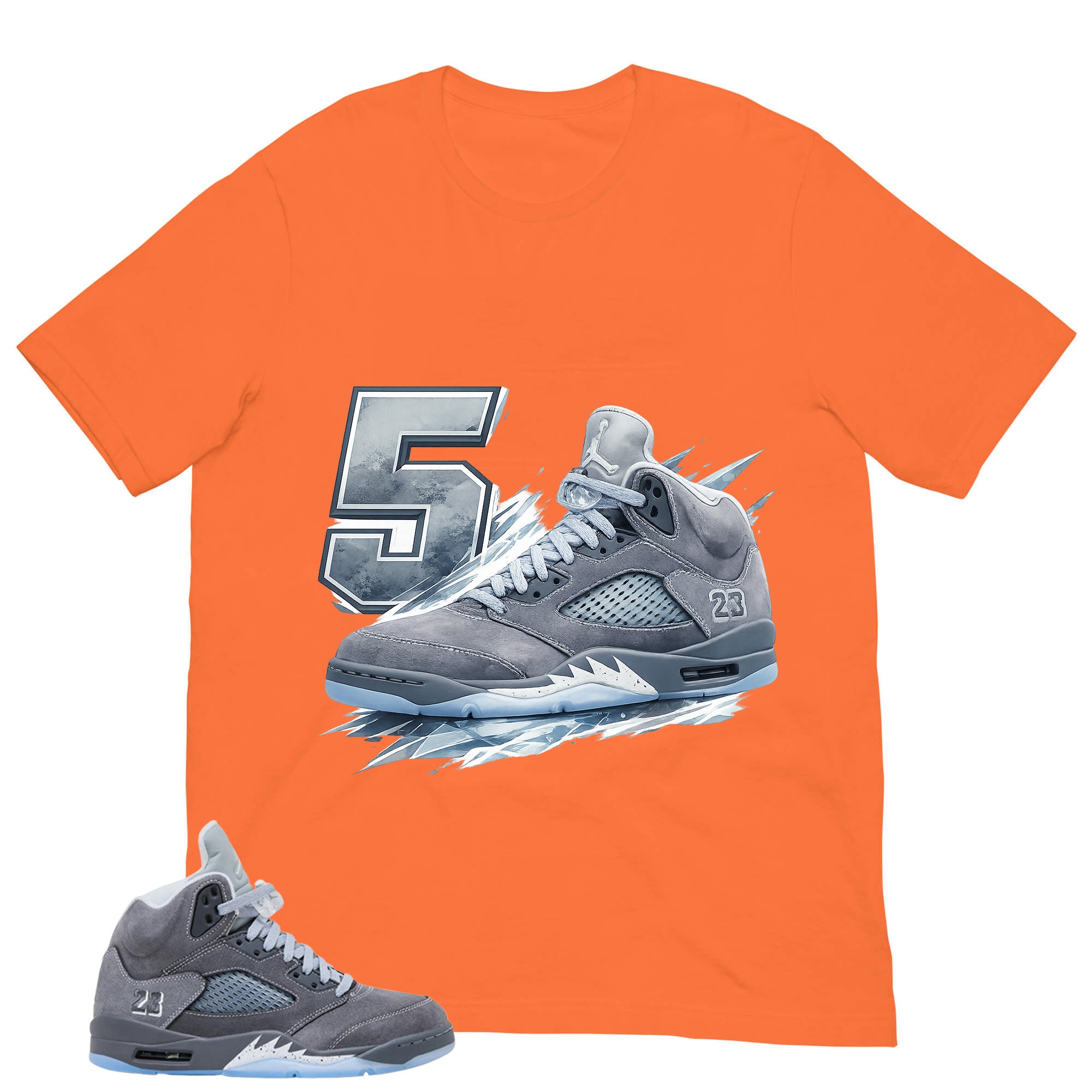 5's Sneaker Shirt - Matching Air Jordan 5 Retro 'Wolf Grey' 2026
