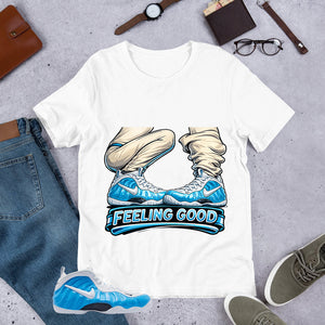 Feeling Good Shirt - Matching Air Foamposite Pro 'University Blue' 2026