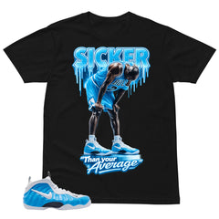 Sicker Shirt - Matching Air Foamposite Pro 'University Blue' 2026