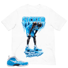 Sicker Shirt - Matching Air Foamposite Pro 'University Blue' 2026