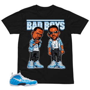Bad Boys Shirt - Matching Air Foamposite Pro 'University Blue' 2026