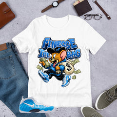 Finesse The Bag Shirt - Matching Air Foamposite Pro 'University Blue' 2026