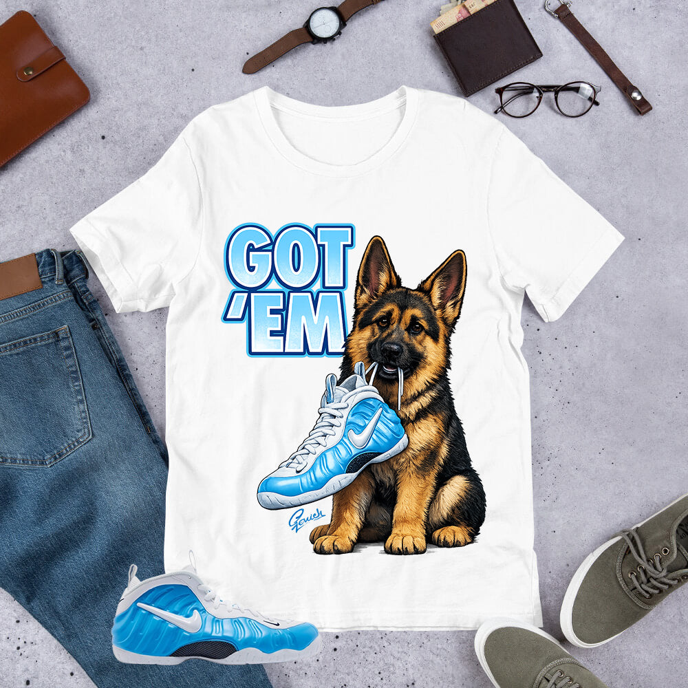 Got 'Em Shirt - Matching Air Foamposite Pro 'University Blue' 2026