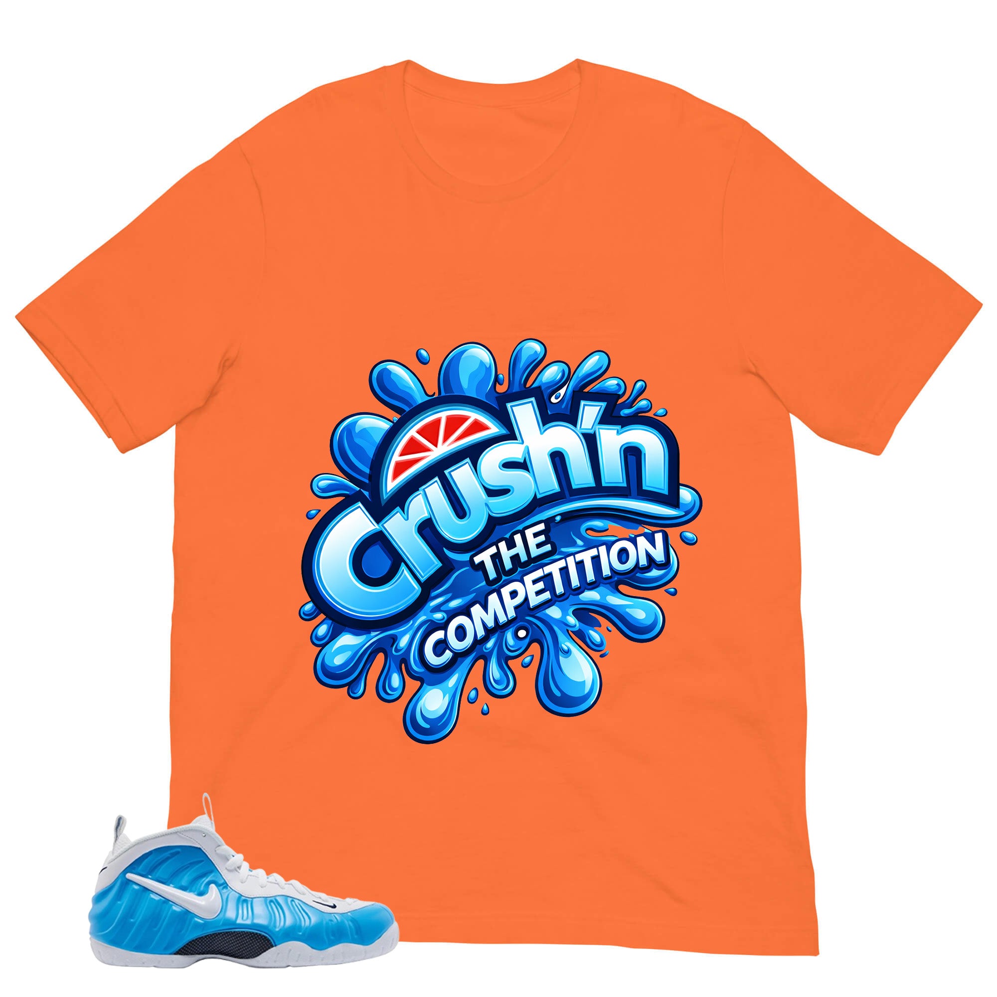 Crush'n The Competition Shirt - Matching Air Foamposite Pro 'University Blue' 2026