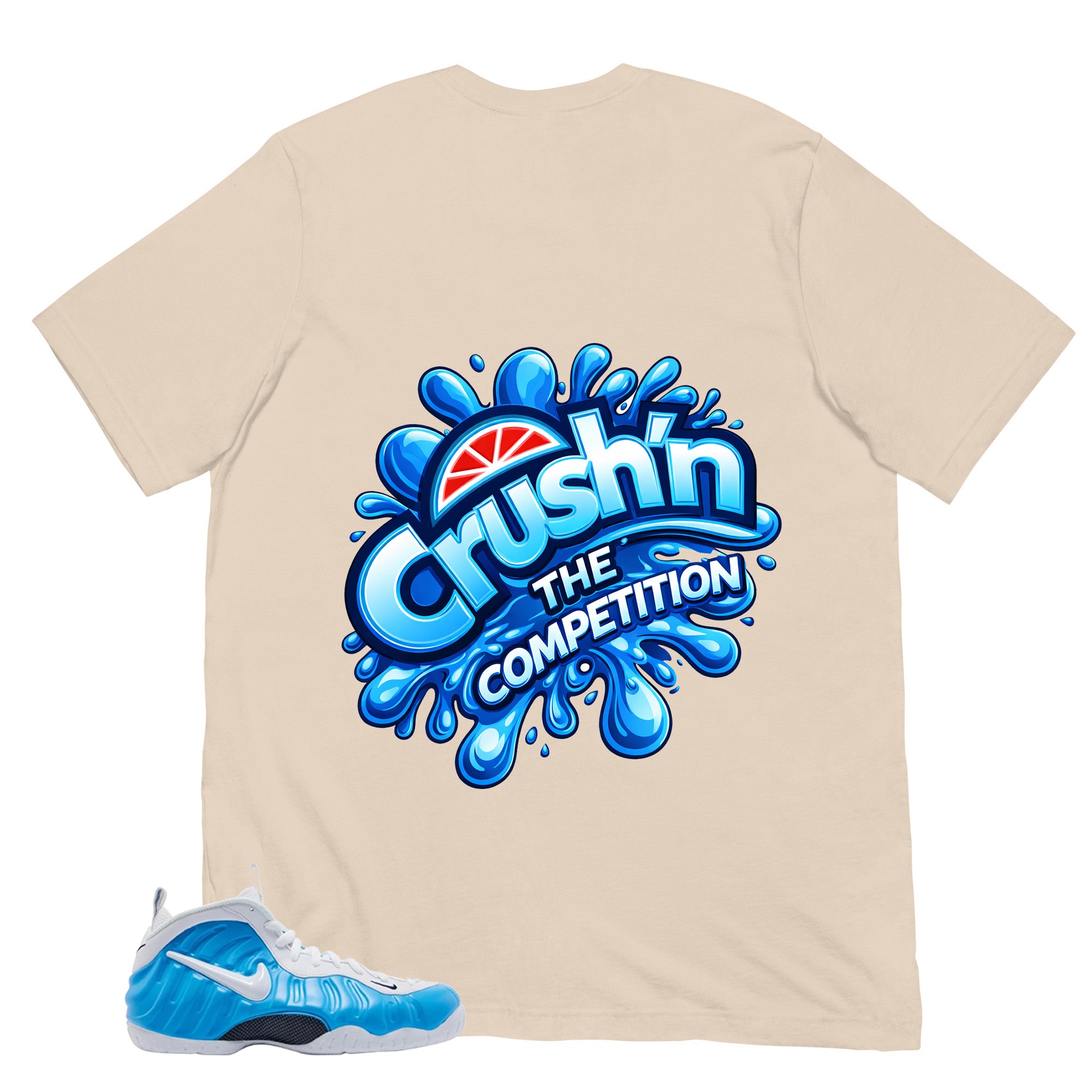 Crush'n The Competition Shirt - Matching Air Foamposite Pro 'University Blue' 2026