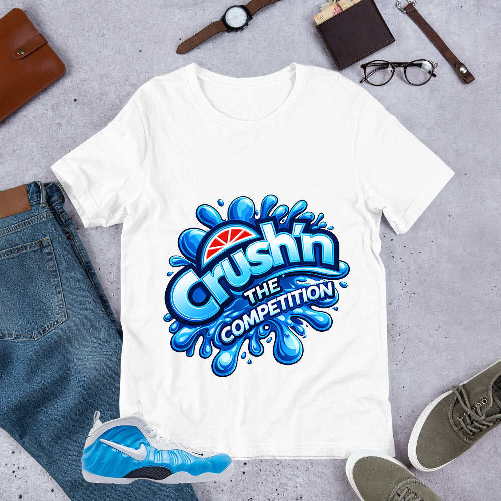 Crush'n The Competition Shirt - Matching Air Foamposite Pro 'University Blue' 2026
