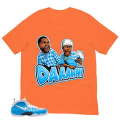 Daamn Meme Shirt - Matching Air Foamposite Pro 'University Blue' 2026