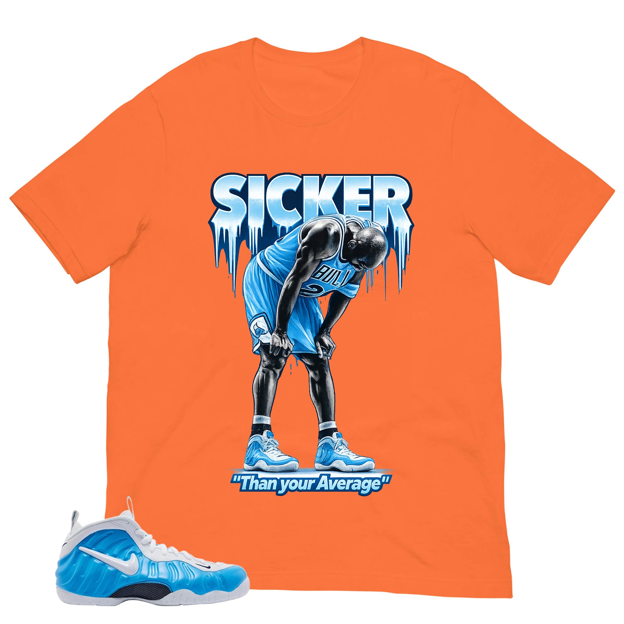 Sicker Shirt - Matching Air Foamposite Pro 'University Blue' 2026