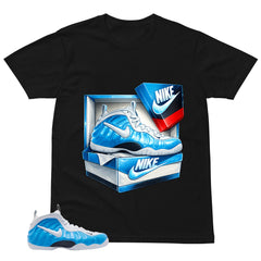 New Kicks Shirt - Matching Air Foamposite Pro 'University Blue' 2026