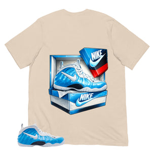 New Kicks Shirt - Matching Air Foamposite Pro 'University Blue' 2026