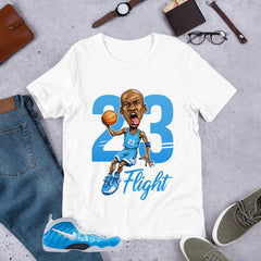 23 Flight Legend Shirt - Matching Air Foamposite Pro 'University Blue' 2026