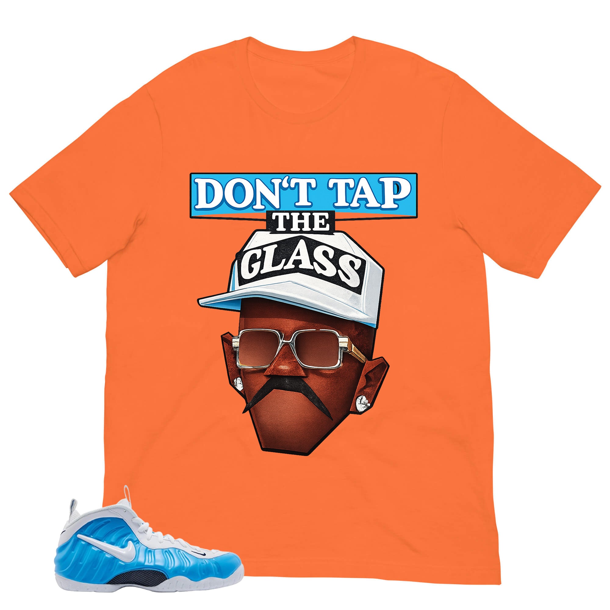 Don't Tap The Glass Shirt - Matching Air Foamposite Pro 'University Blue' 2026