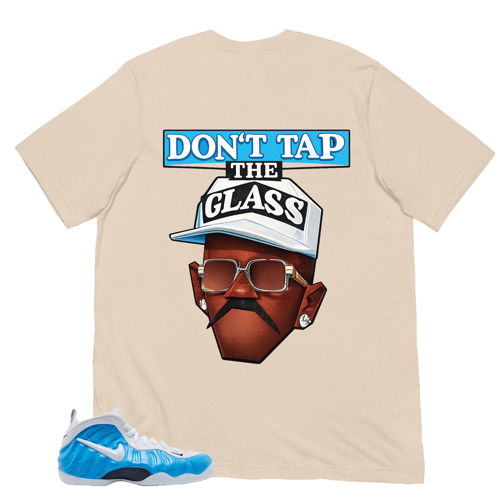 Don't Tap The Glass Shirt - Matching Air Foamposite Pro 'University Blue' 2026