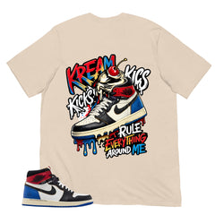 Kream Kicks Shirt - Matching Air Jordan 1 Union x Fragment