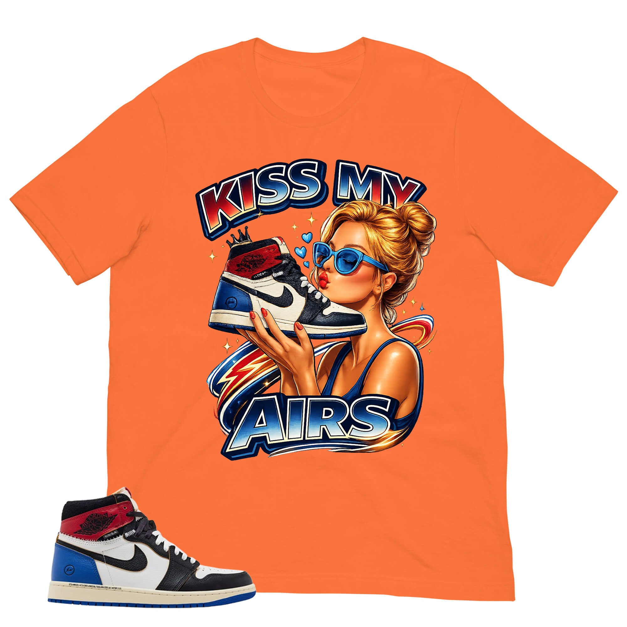 Kiss My Airs Shirt - Matching Air Jordan 1 Union x Fragment