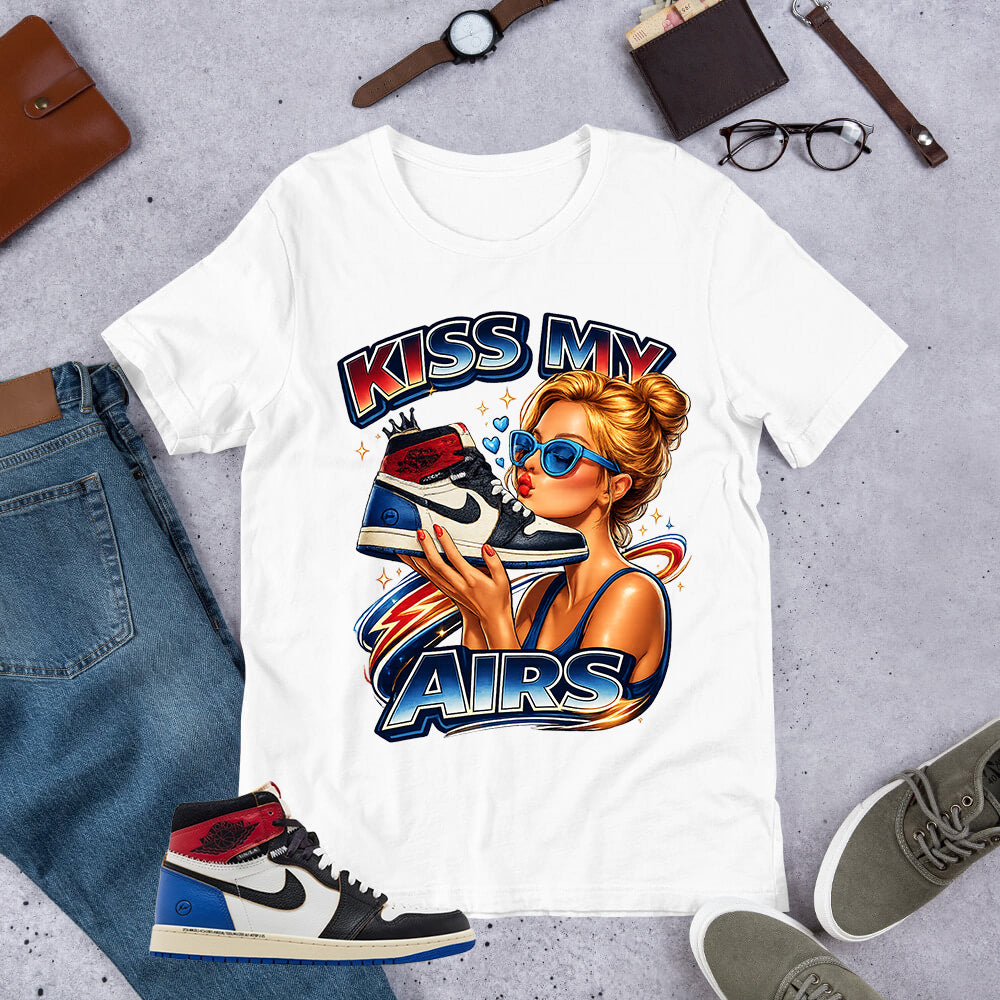 Kiss My Airs Shirt - Matching Air Jordan 1 Union x Fragment