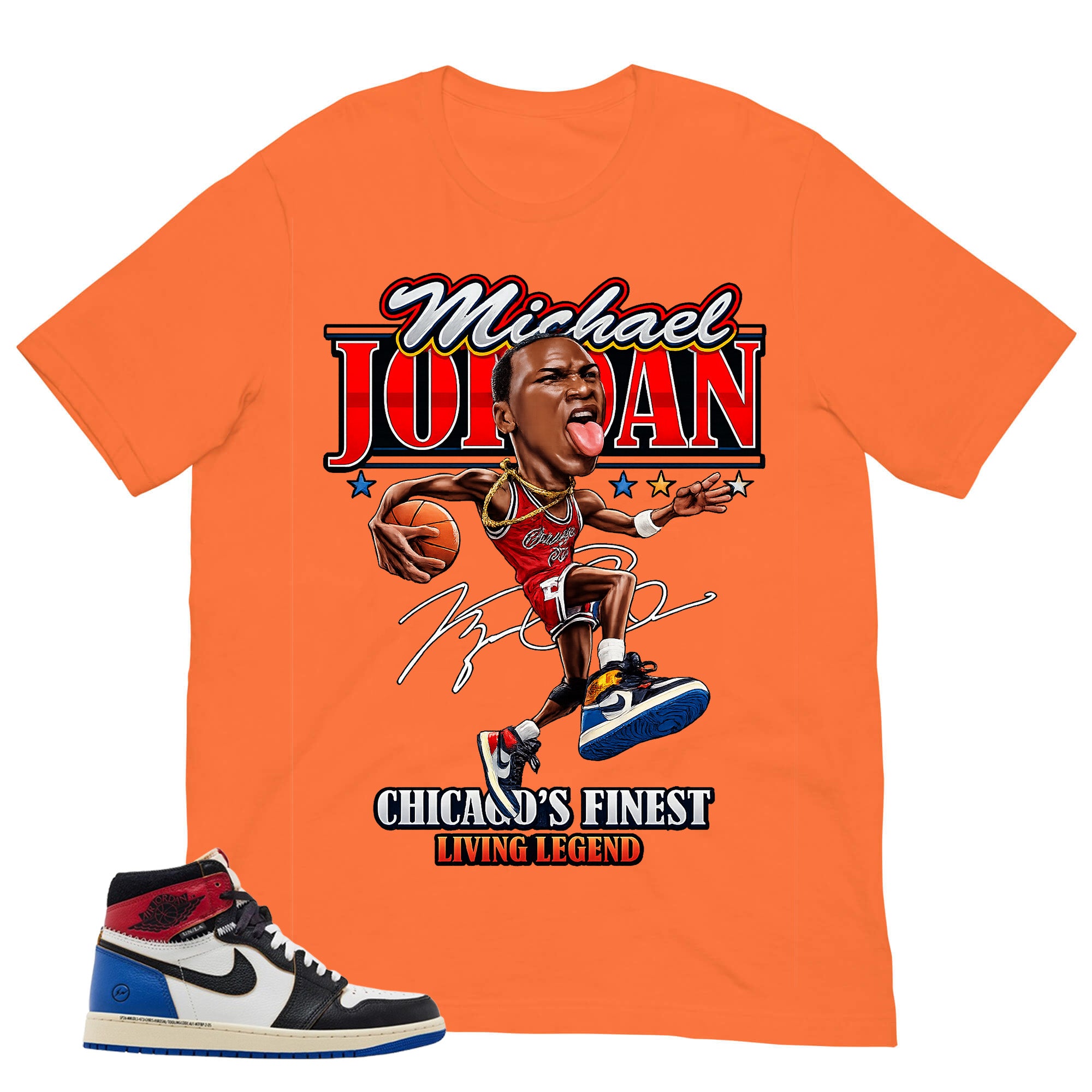 MJ Living Legend Shirt - Matching Air Jordan 1 Union x Fragment