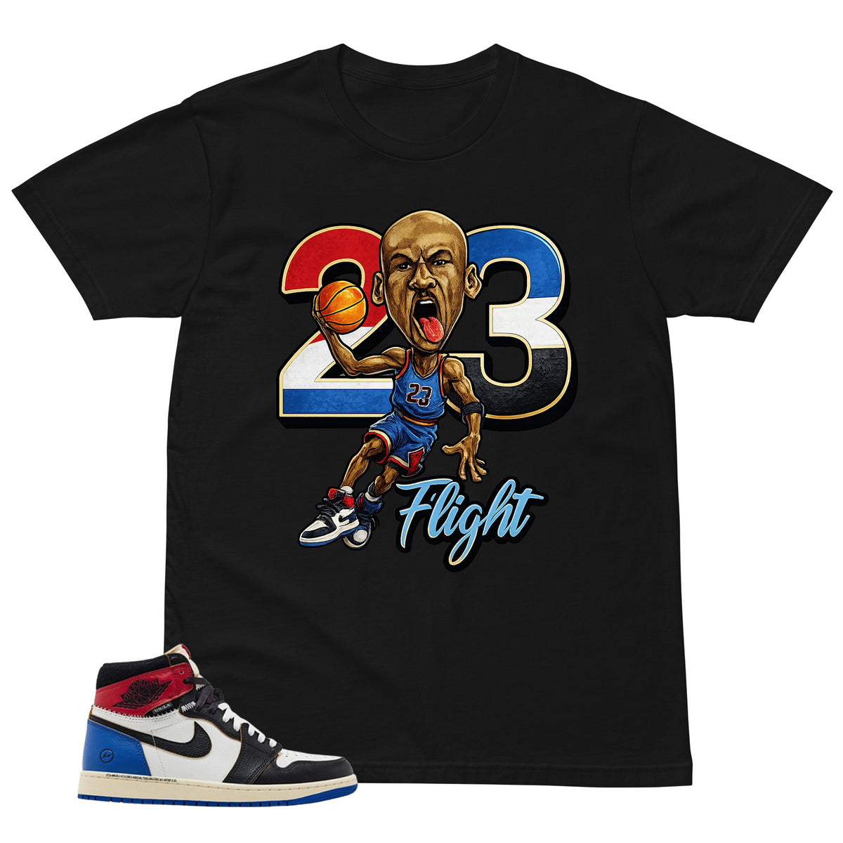 23 Flight Legend MJ Shirt - Matching Air Jordan 1 Union x Fragment