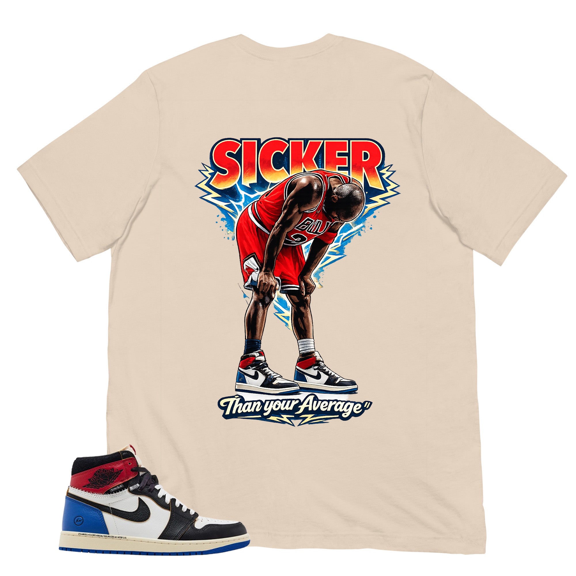 Sicker Shirt - Matching Air Jordan 1 Union x Fragment